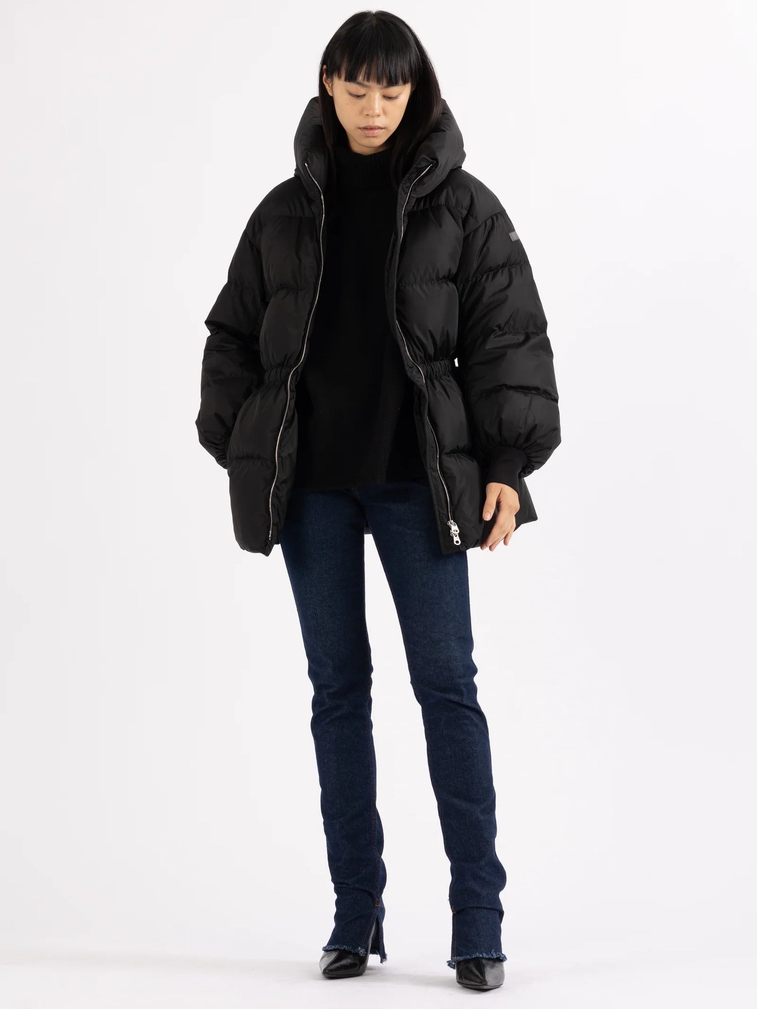 Aza down jacket, black
