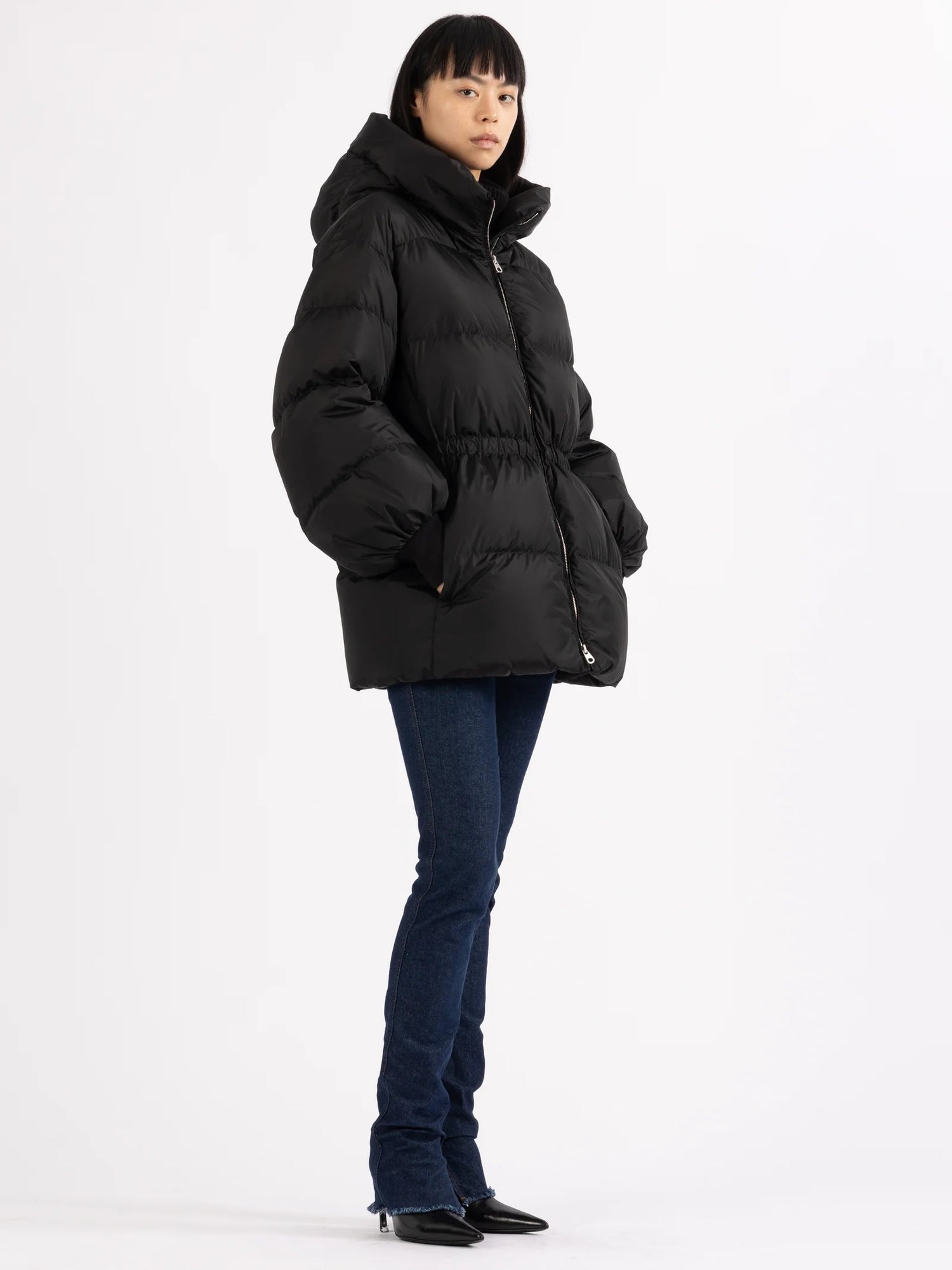 Aza down jacket, black