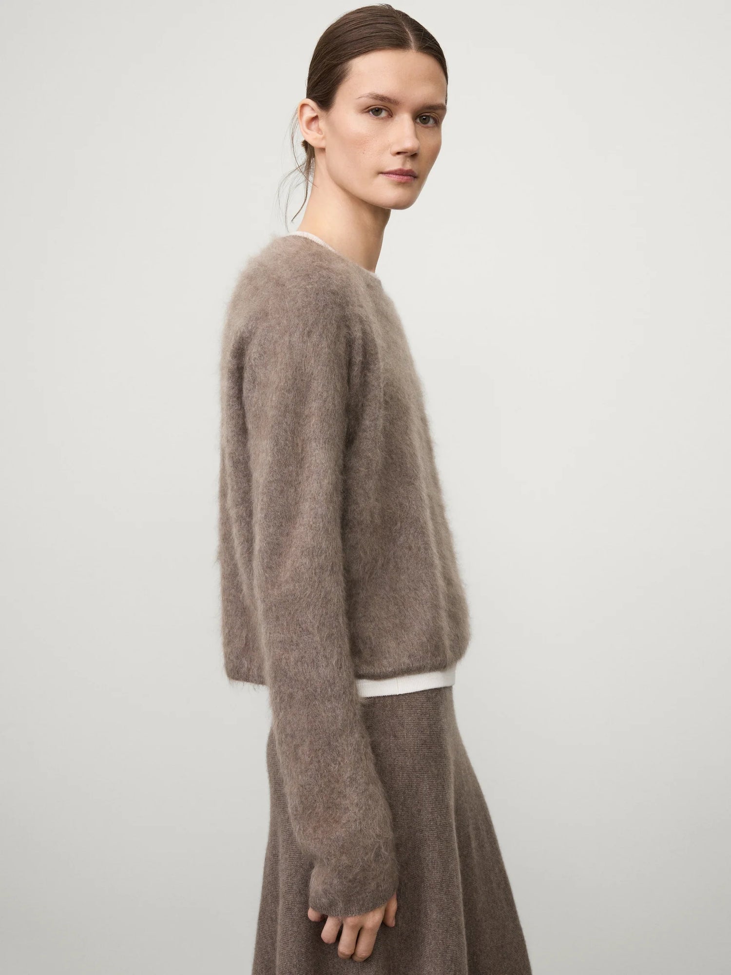 Lexia Sweater Brushed, truffle brown