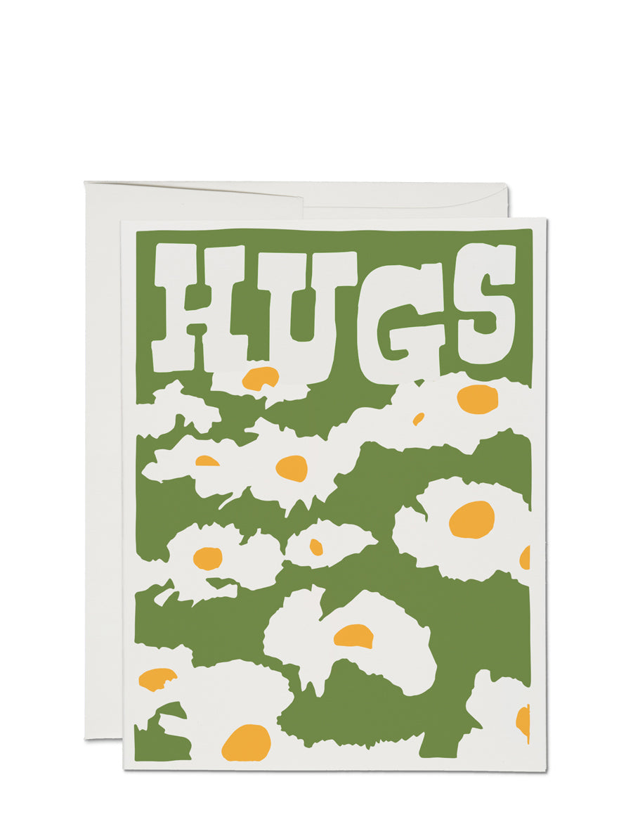 Matilija Poppy Hugs Card