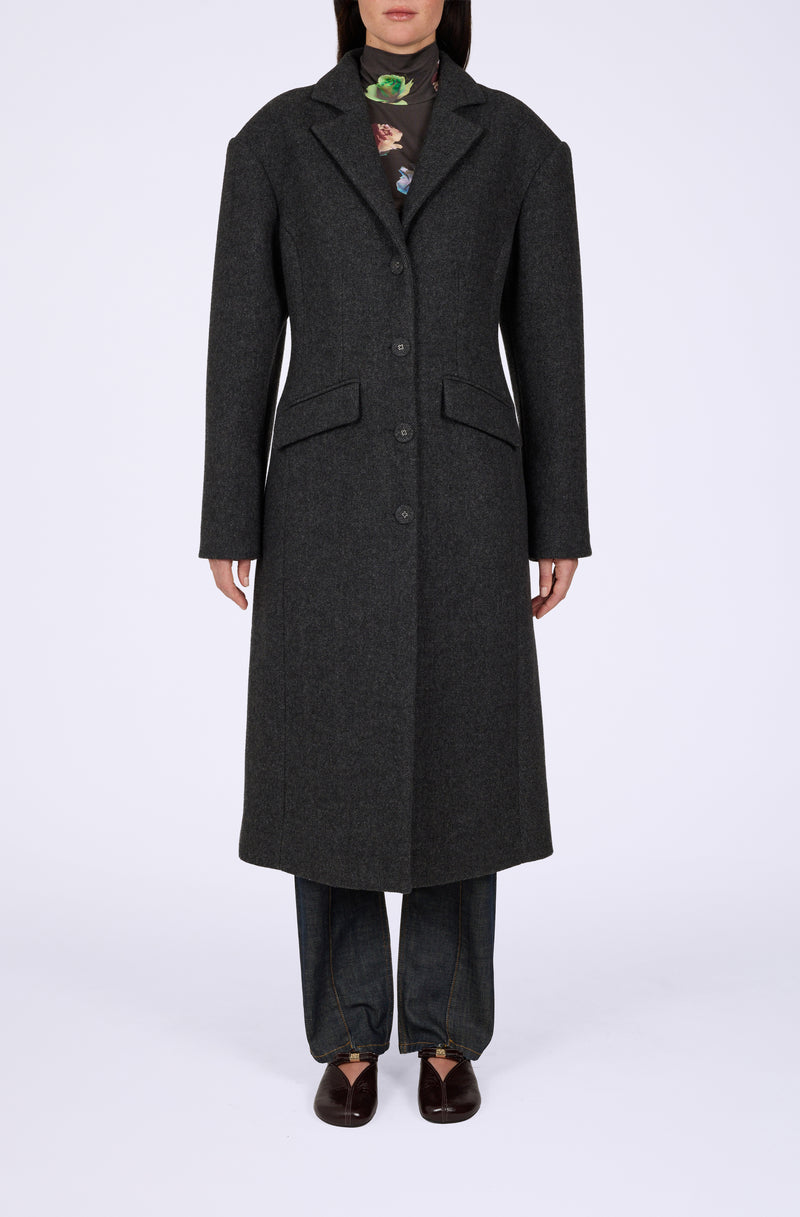 Peacoat Wool Coat