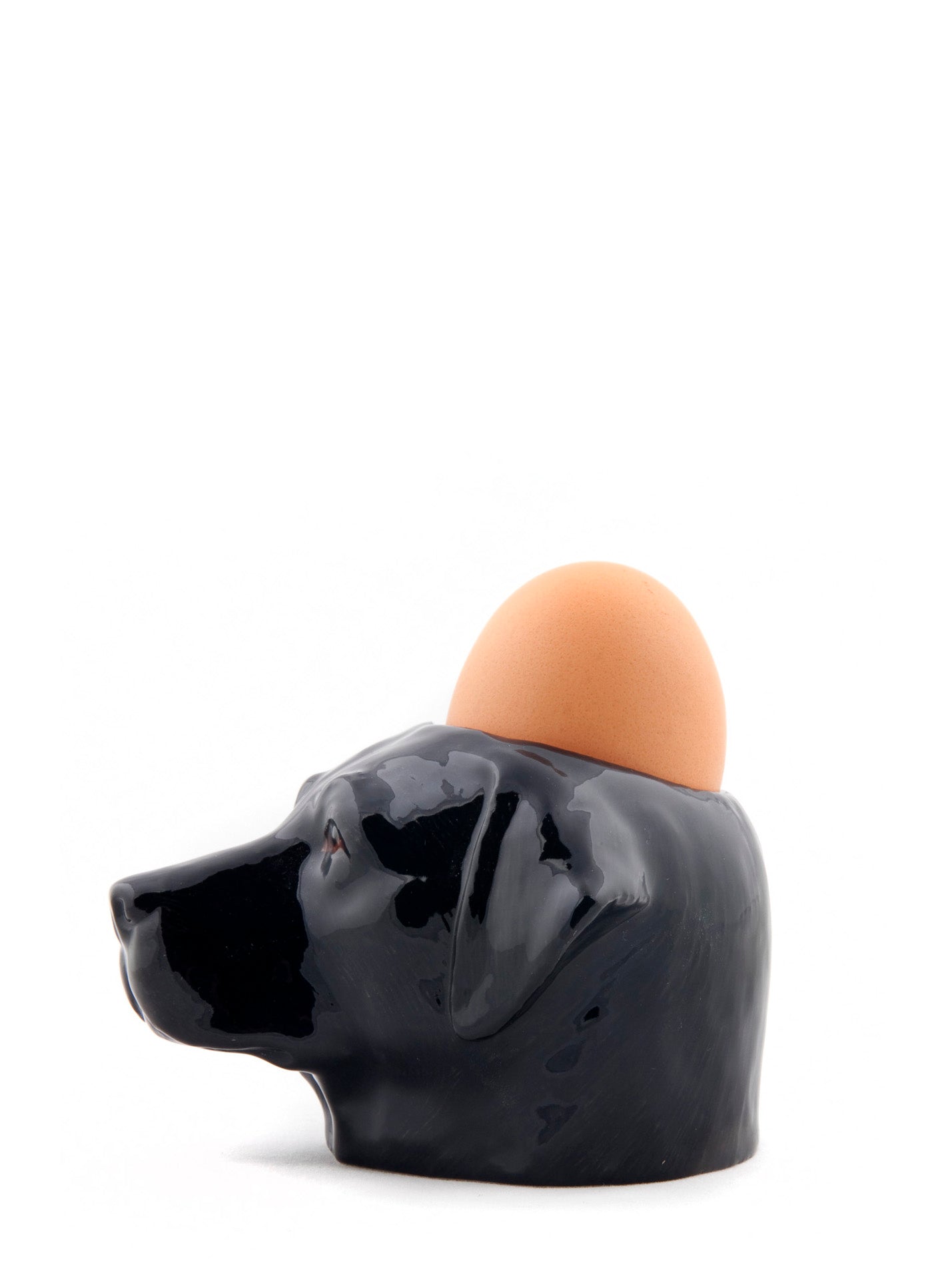 Black Labrador Egg Cup