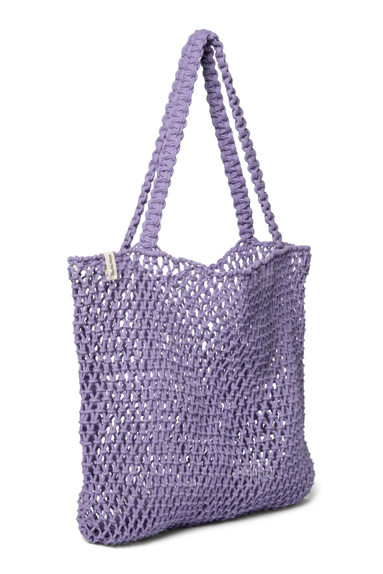 Macrame Mom bag, Lilac