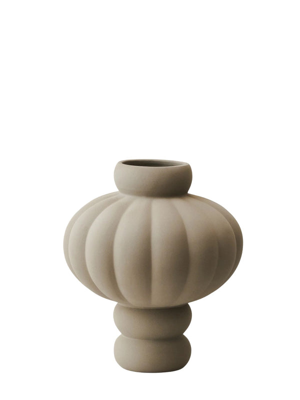 Ceramic Balloon vase 03, sanded grey (height 40cm)
