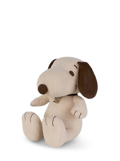 Small Snoopy faux suede soft toy (limited edition), cream (17 cm)