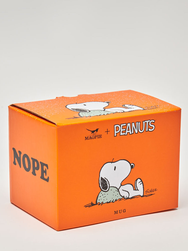 Peanuts mug, Nope