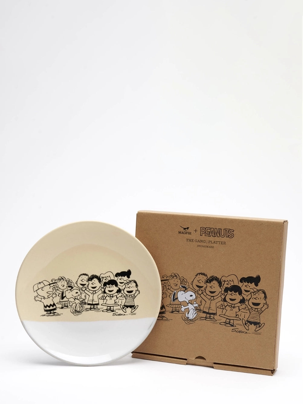 Peanuts Stoneware Platter Gang