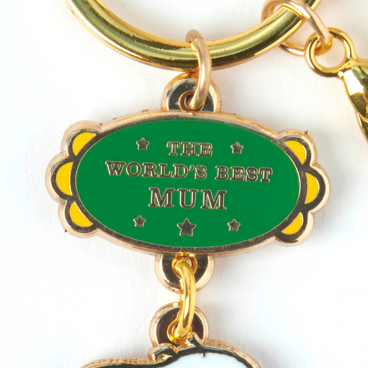 World's best mum Peanut keyring