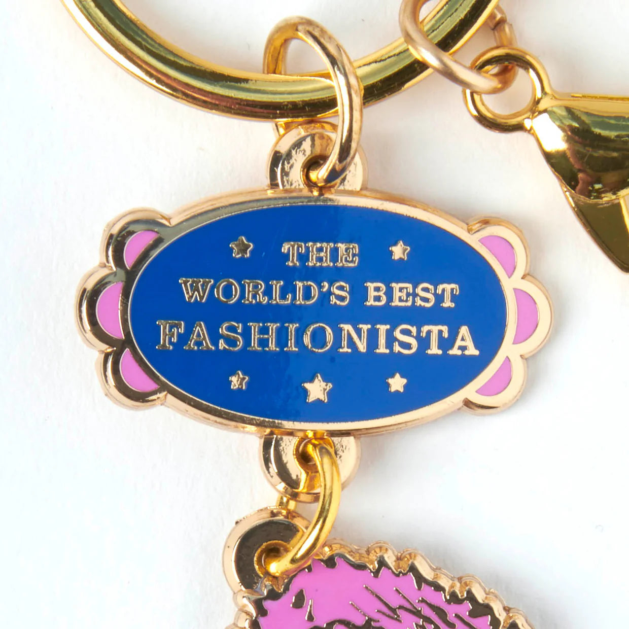 World's best fashionista Peanut keyring