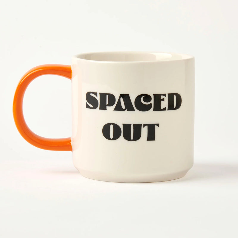 Spaced out Peanuts mug