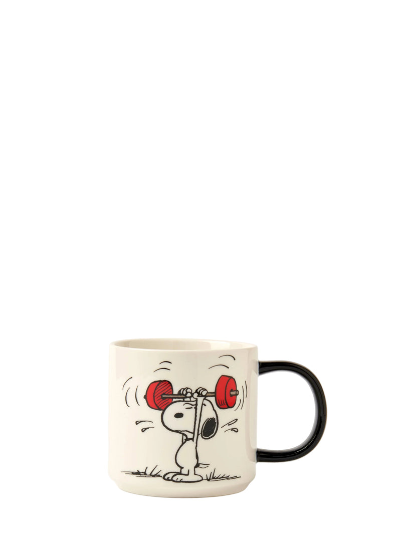 Work it gym bunny Peanuts mug
