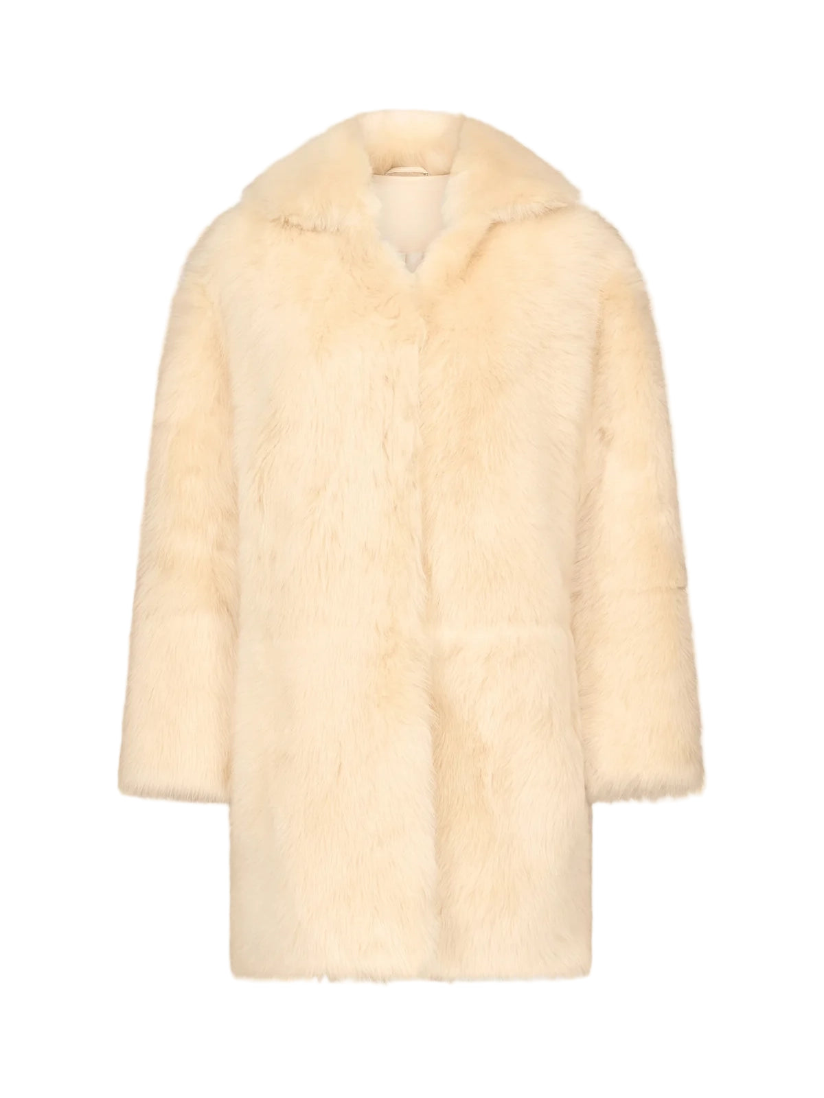 Ruben fur coat, ivory