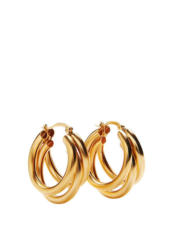 Mai Hoops, goldplated