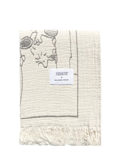 Flightschool Peanuts cotton blanket