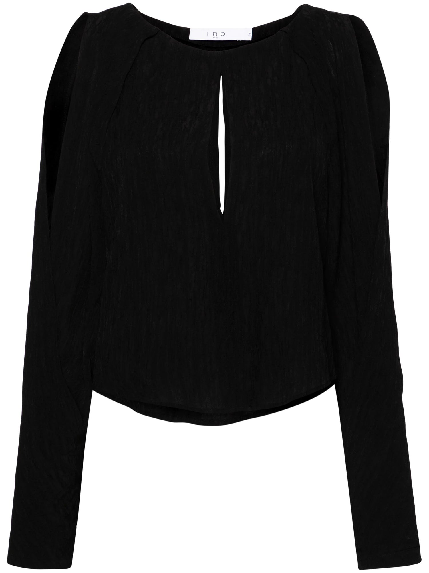 MAURITA viscose top, black