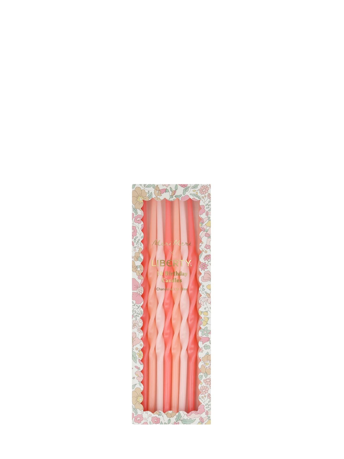 Meri Meri x Liberty wharfedale party candles