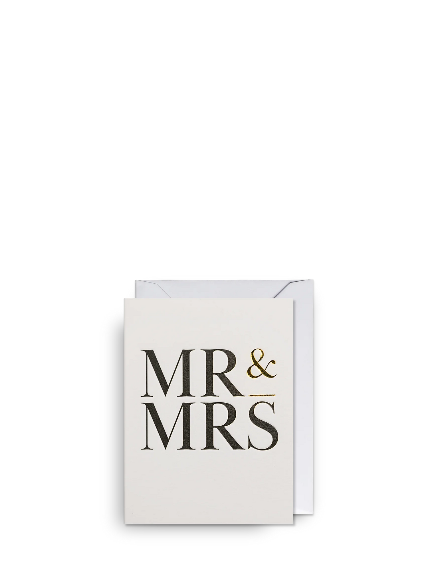 Mr & Mrs, Mini Wedding Card