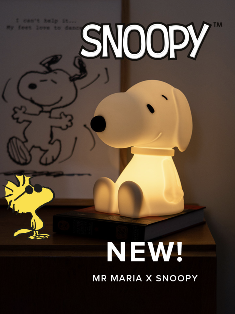 Snoopy lamp, white (22 cm)
