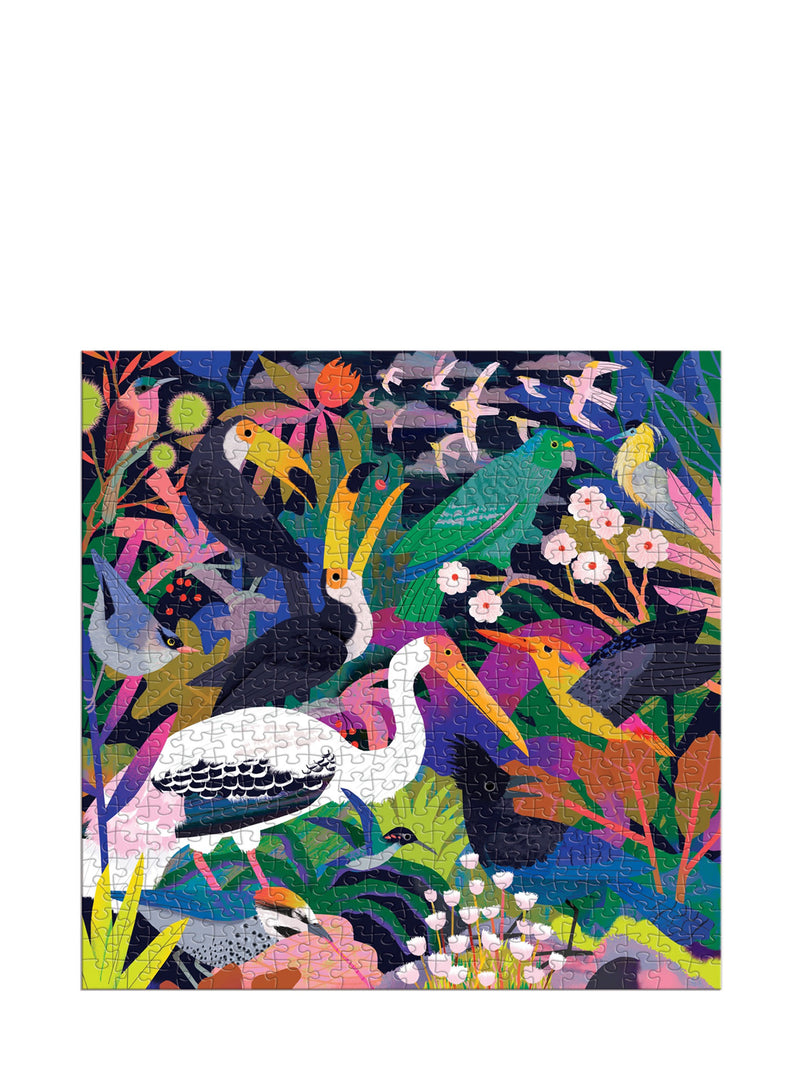 Birds illuminated glow-in-the-dark puzzle (500 pieces)