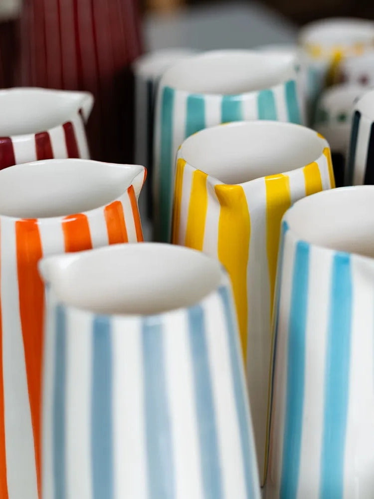 Large Jug Candy Stripe, Paprika 