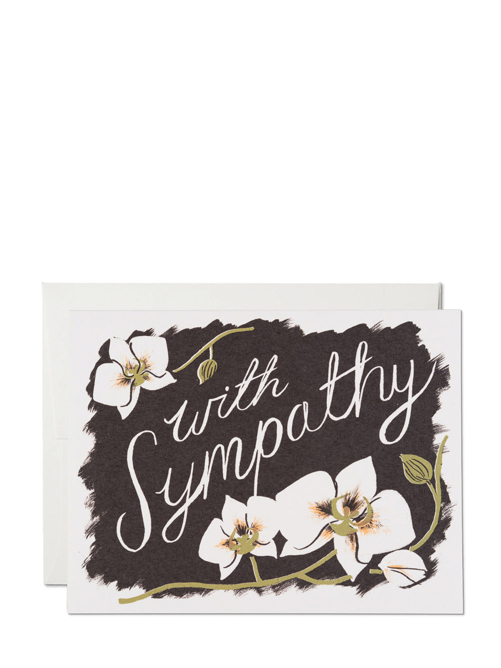 Sympathy Orchids – Condolence Card