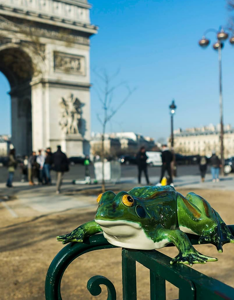 Ceramic frog figurine, medium (22cm)