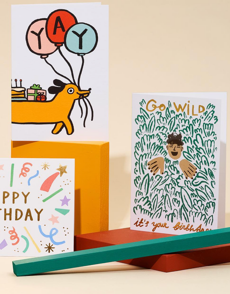 Go Wild Birthday birthday card