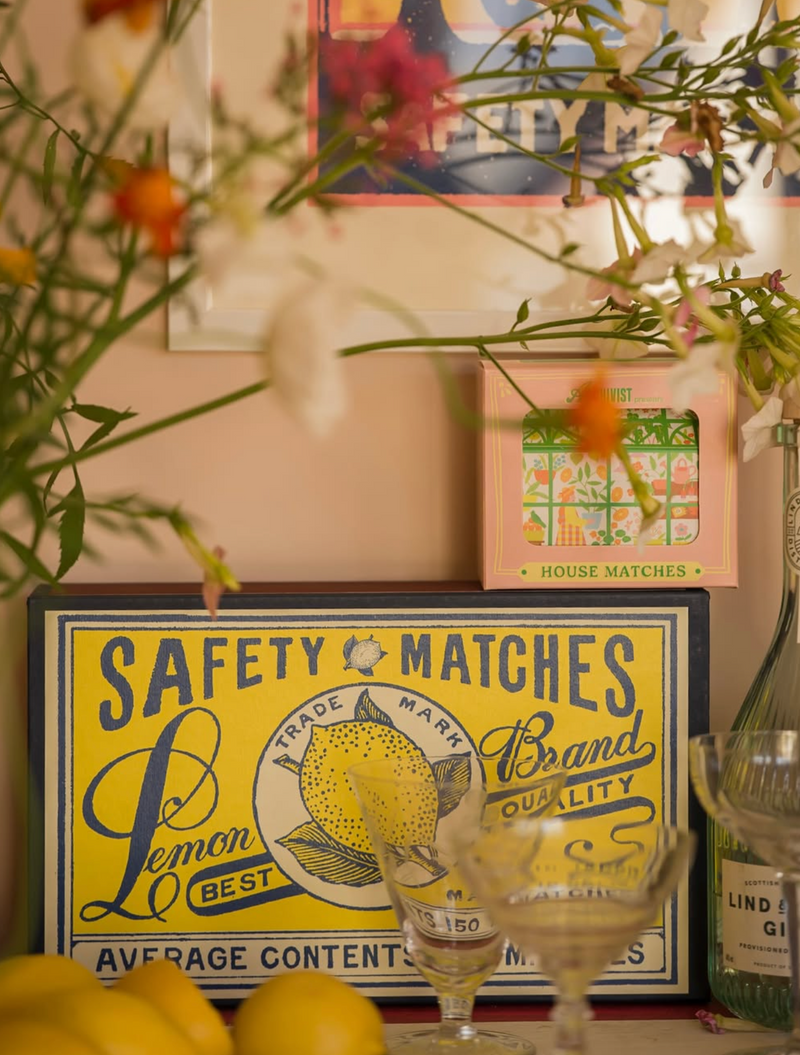 Lemon giant matches (30cm)