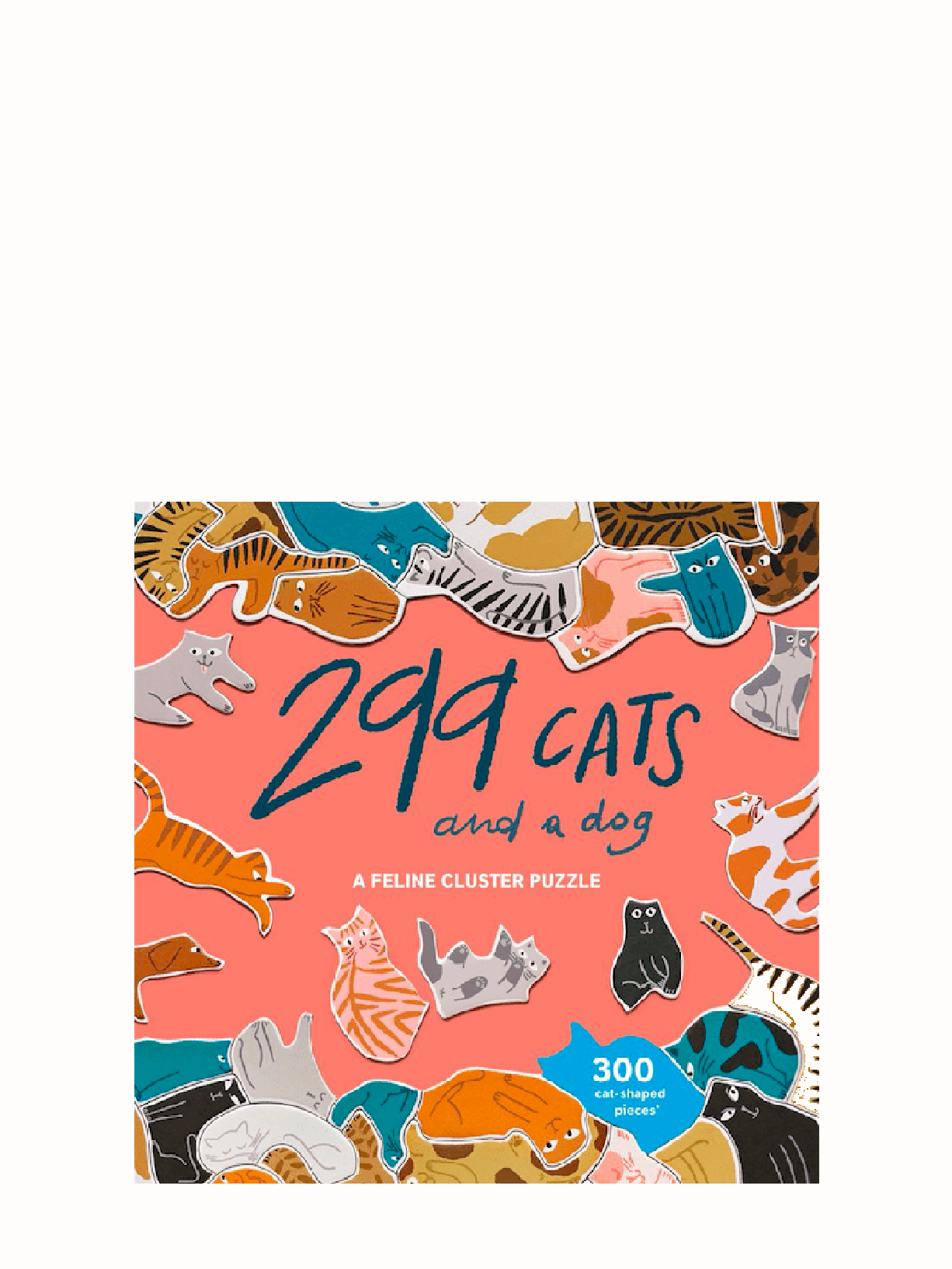 299 Cats (and a dog). A feline cluster puzzle.