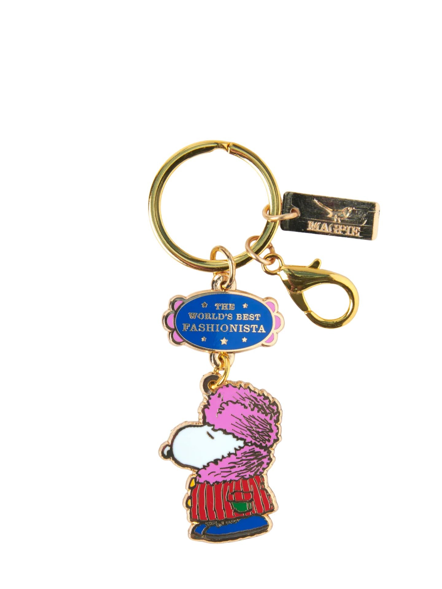 World's best fashionista Peanut keyring