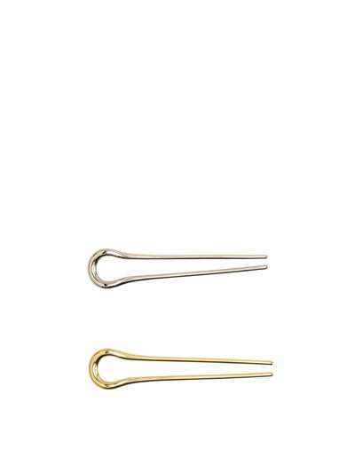 Aviaya french hair pin, silver or golden