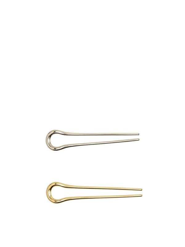 Aviaya french hair pin, silver or golden