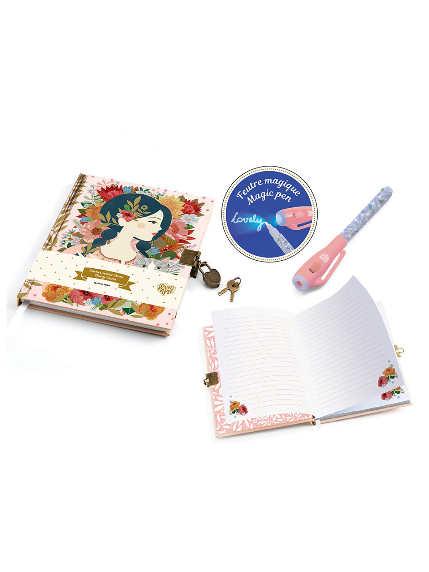 Oana secret notebook & Magic felt pen