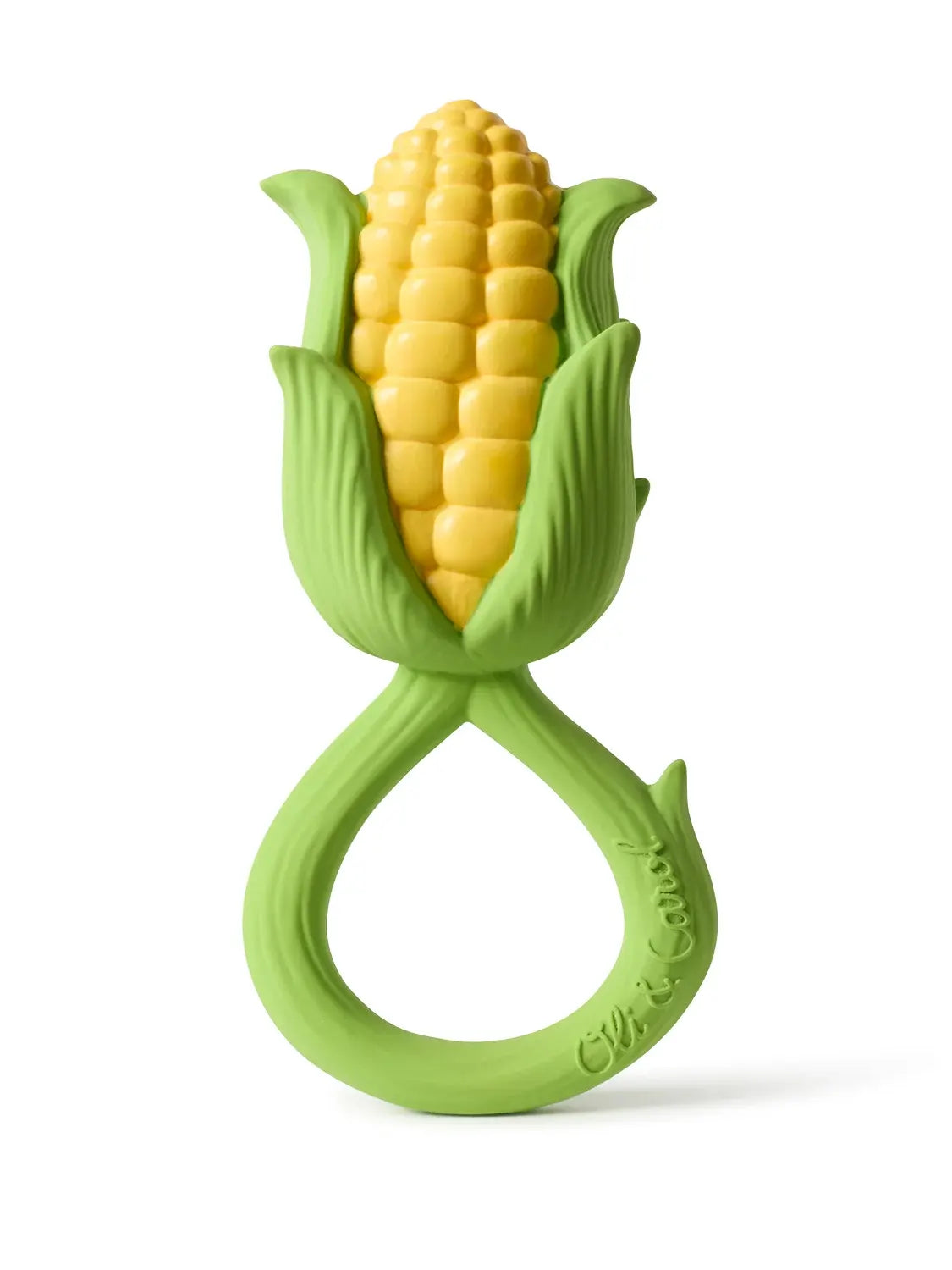 CORN RATTLE TOY & teether