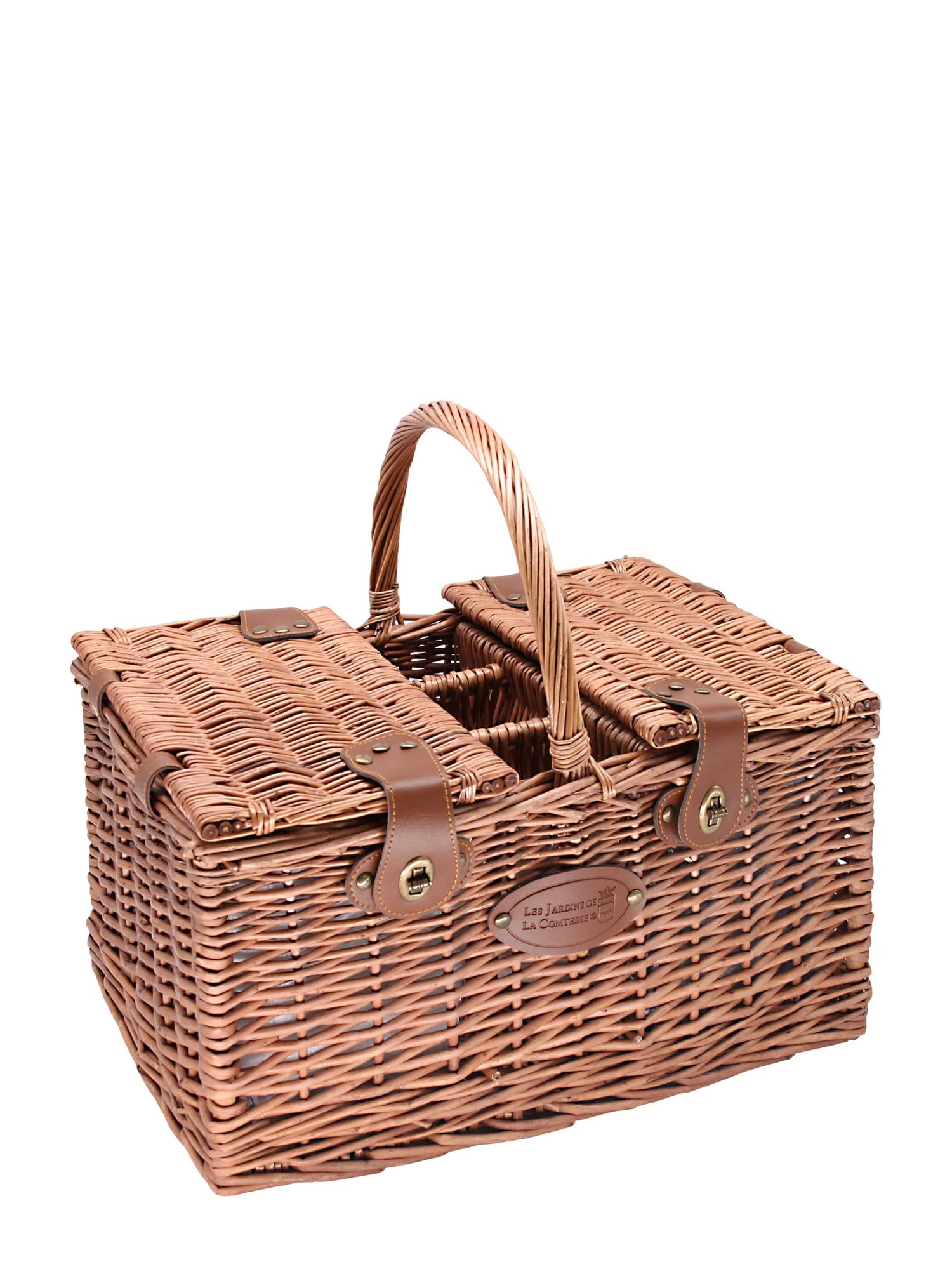 Picnic basket red gingham, 4 person