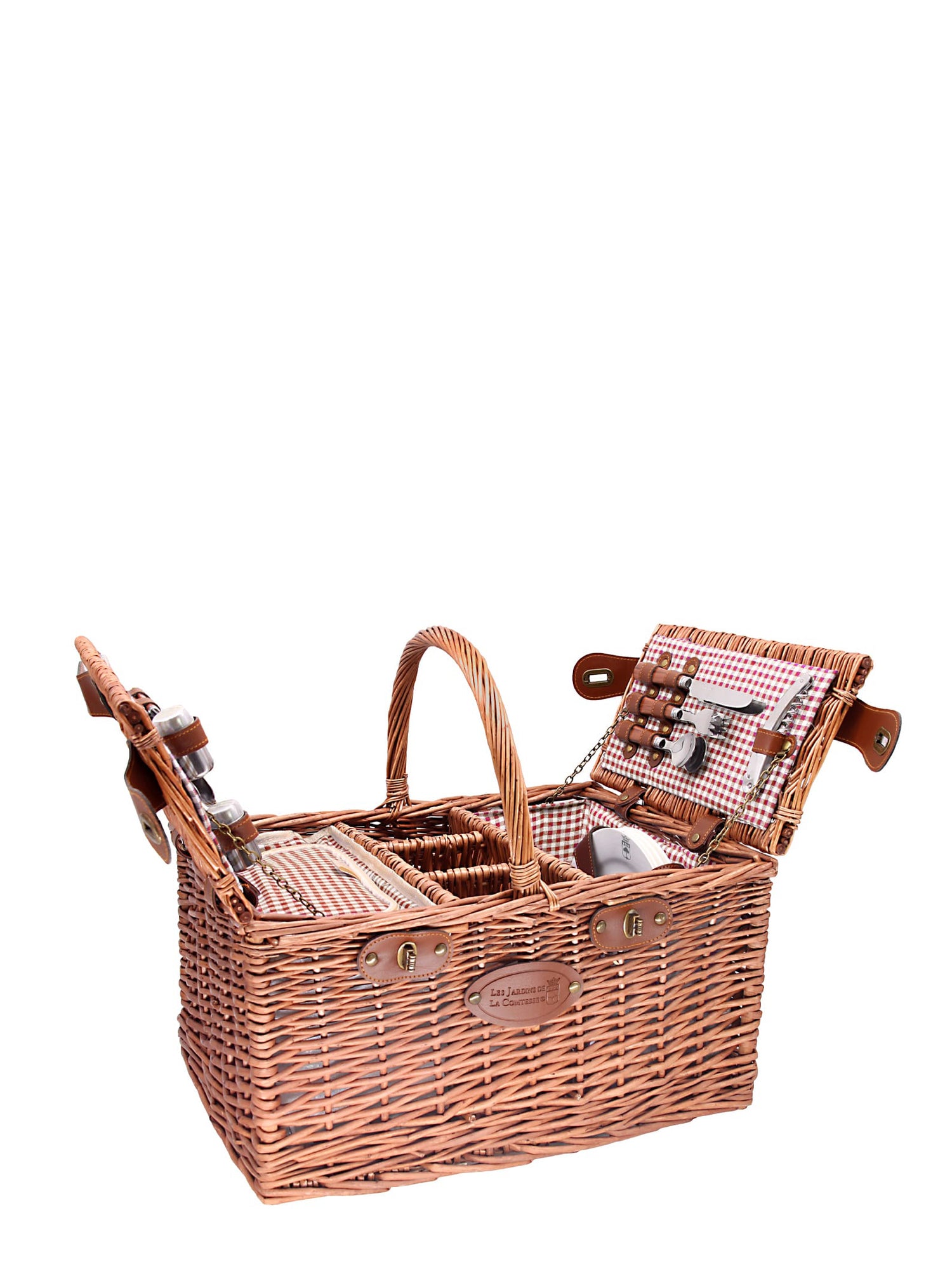 Picnic basket with cutlery & plates