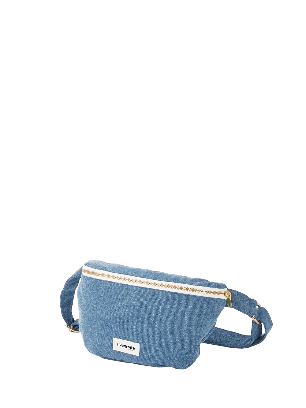 Custine waist bag, stone washed denim
