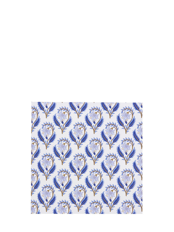 Bindiya dinner paper napkins, indigo (20 x 20 cm)