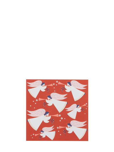 Flying Angels paper dinner napkins, scarlet red (50 pcs)