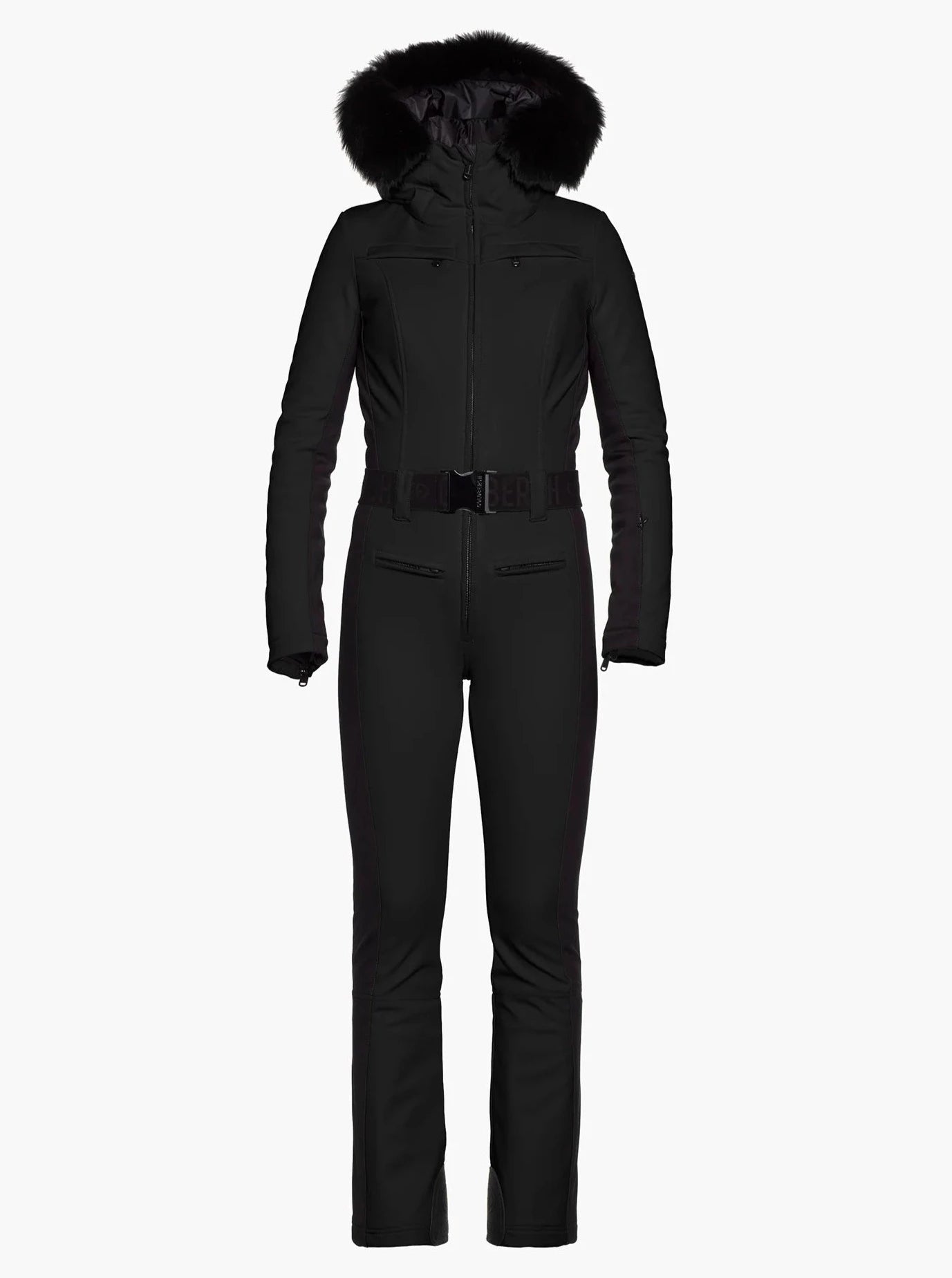 PARRY ski suit faux border, black