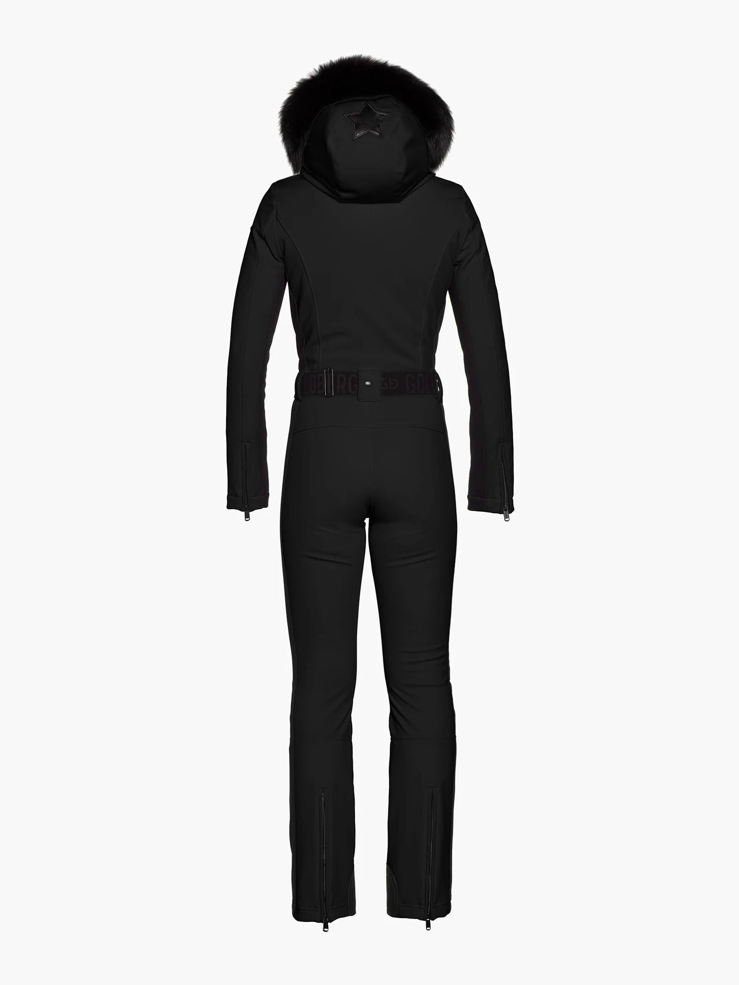 PARRY ski suit faux border, black