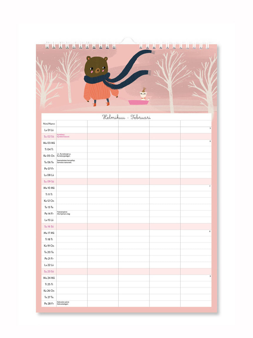 Family Calendar 2025 by Mira Mallius (23x34 cm)