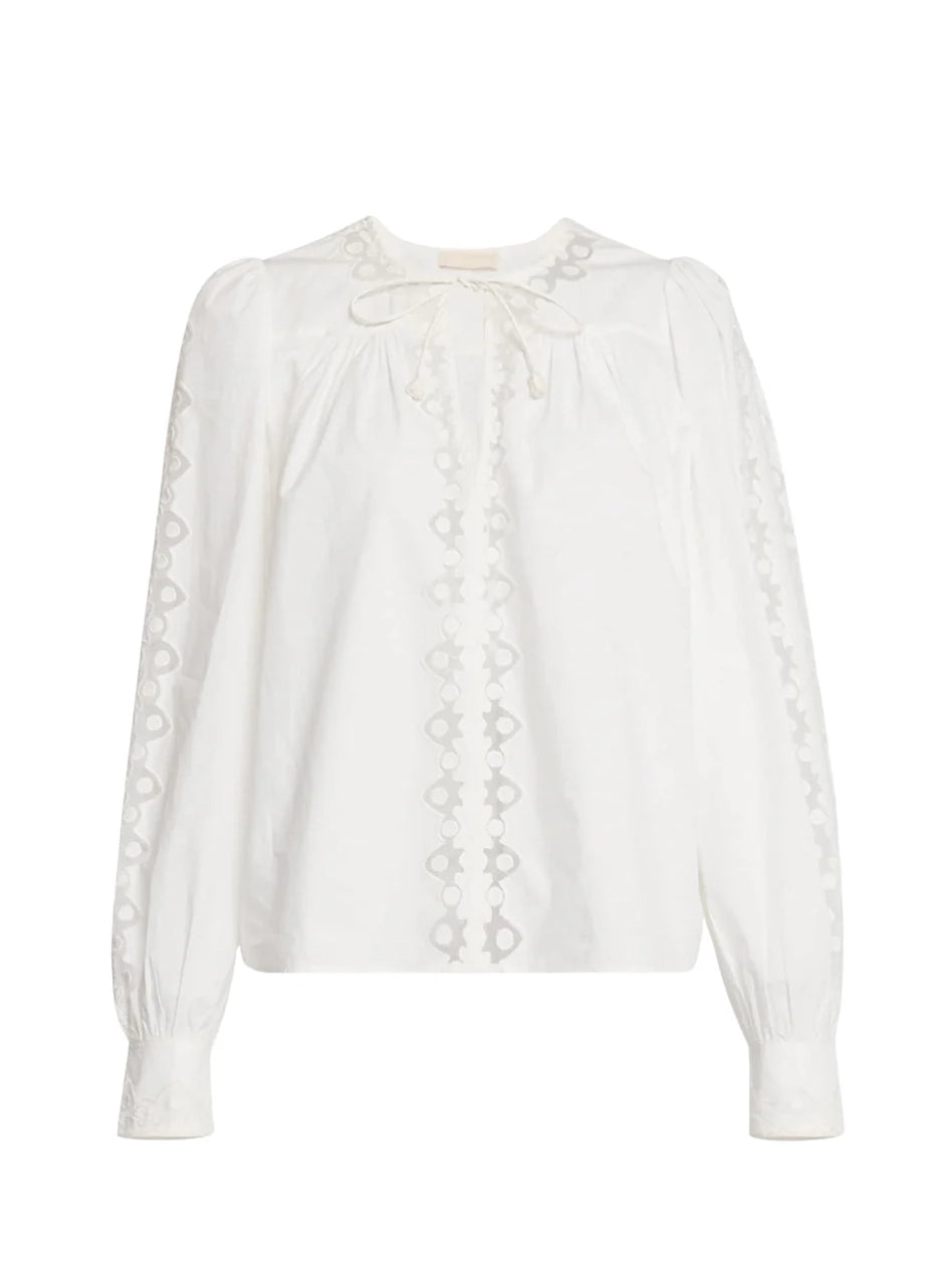 Kady Long Sleeve Blouse, Pristine