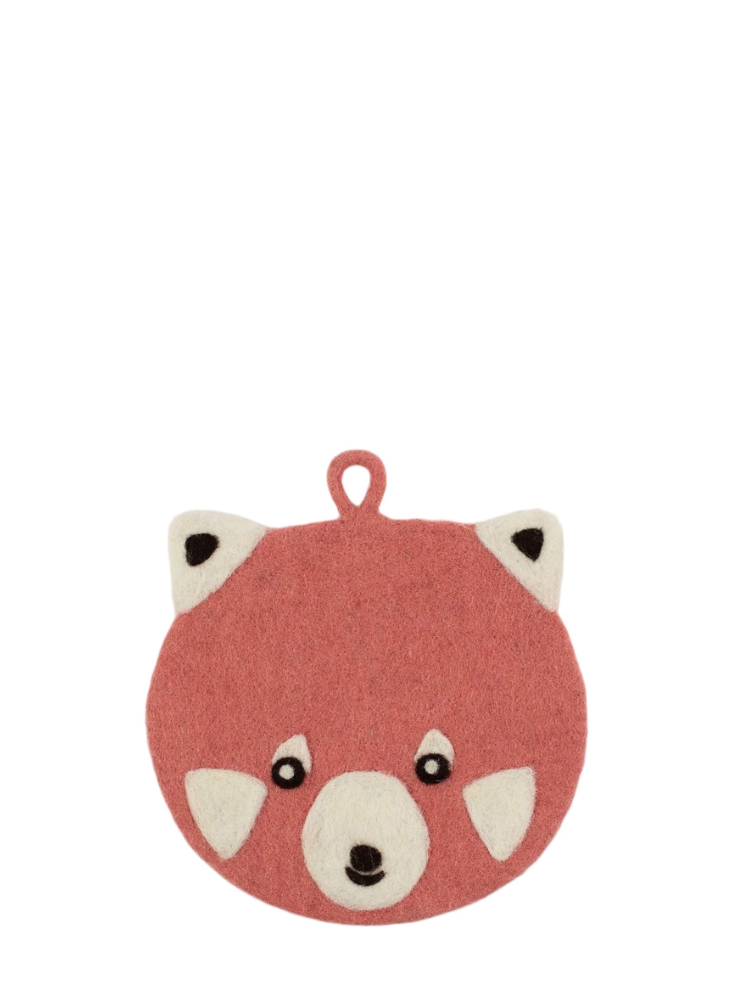 Red panda potholder, orange (22 cm)