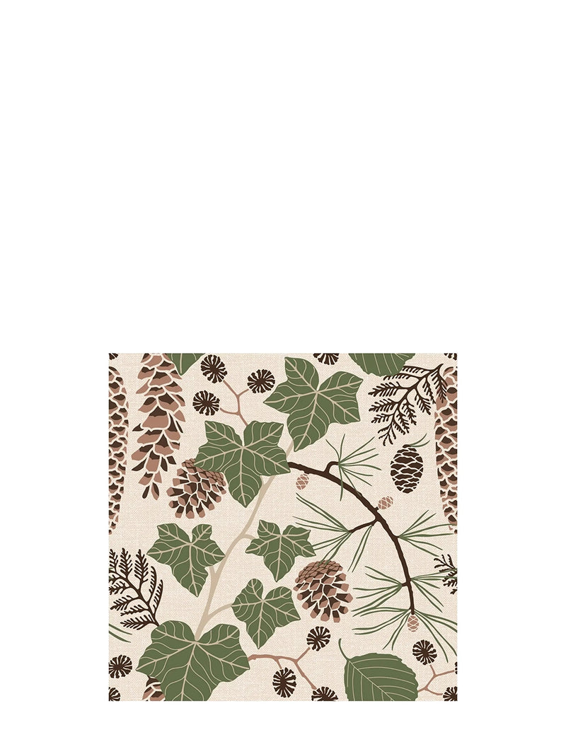 Conifers dinner paper napkins, pack of 50