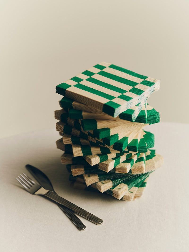 Pattern cocktail napkins set of 20, 4 colour combos