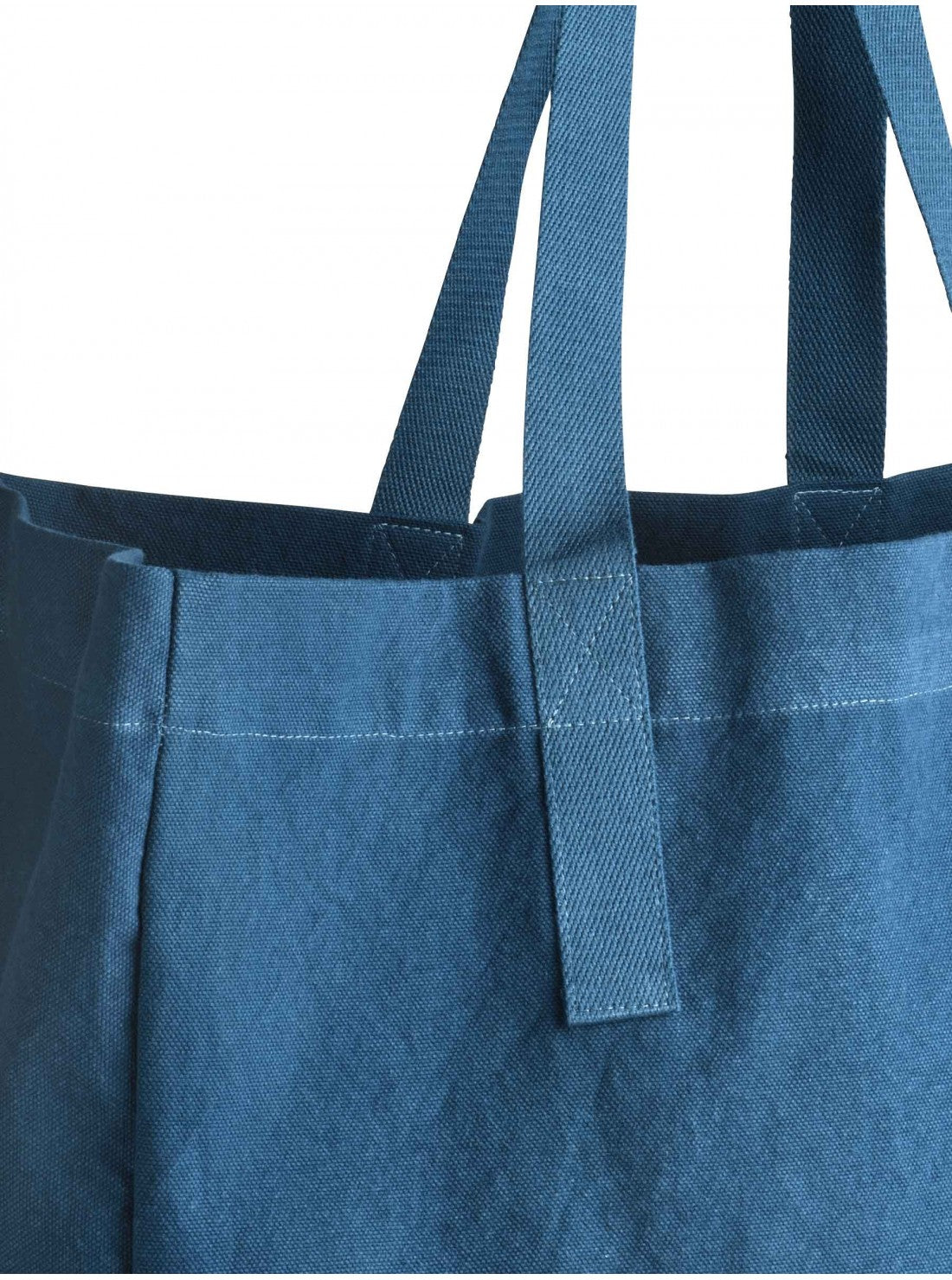 Petrol blue SHOPPING BAG IONA