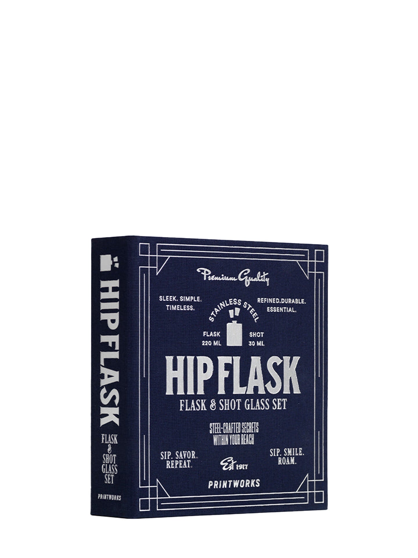 Hip flask, dark blue