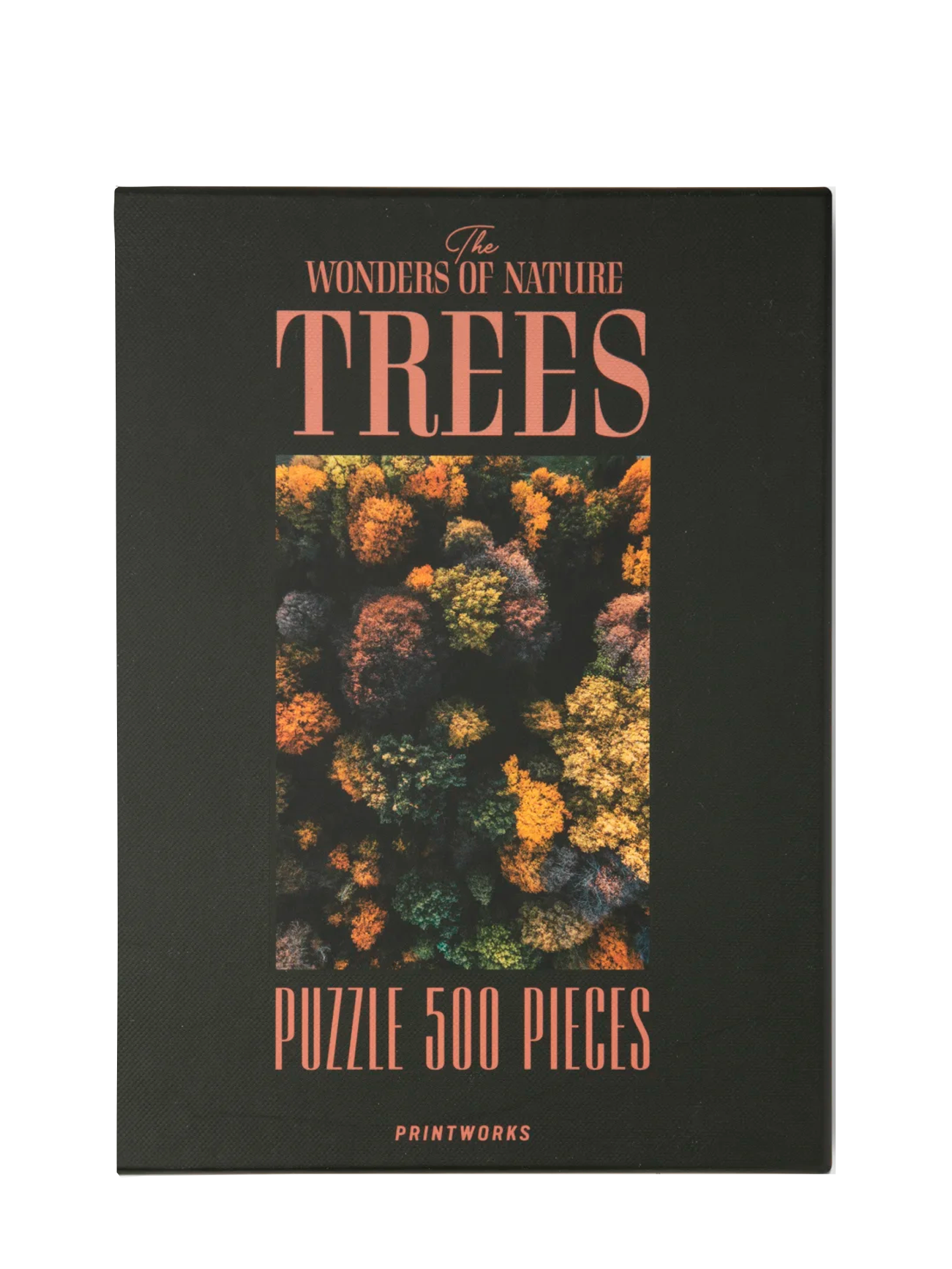 Wonder of Nature TREES puzzle has a cool, a bit mystic dark autumn vibe and 500 pieces.