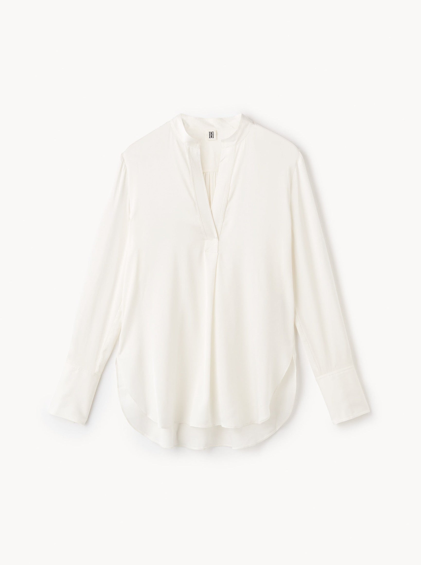 By Malene Birger Mabillon silk shirt soft white My o My